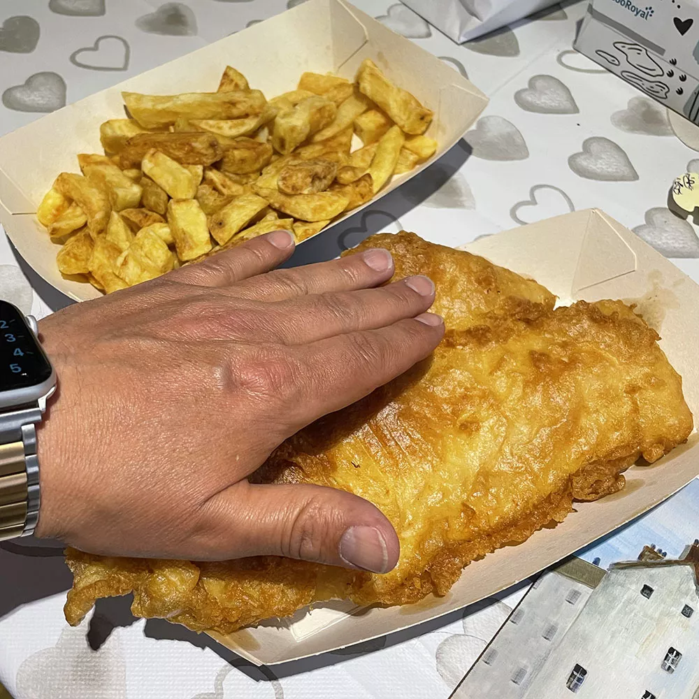 Boat Builders Cottage - Mevagissey - Cornwall - UK - Fish and Chips